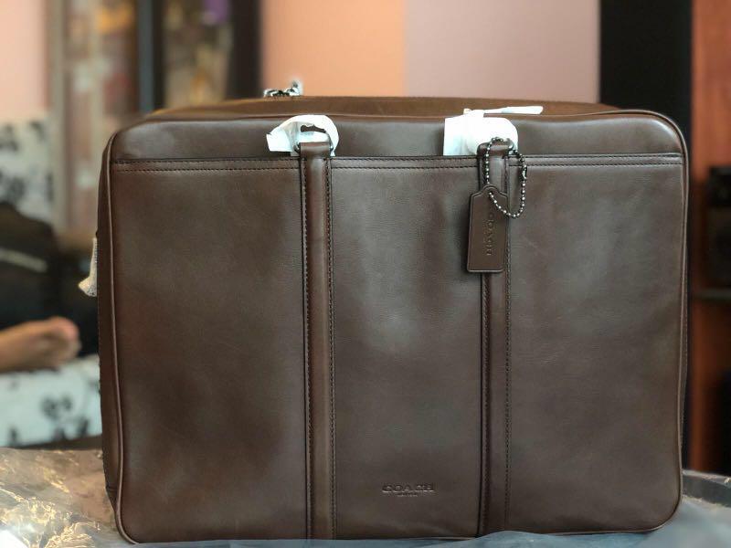 Coach metropolitan double zip briefcase sales