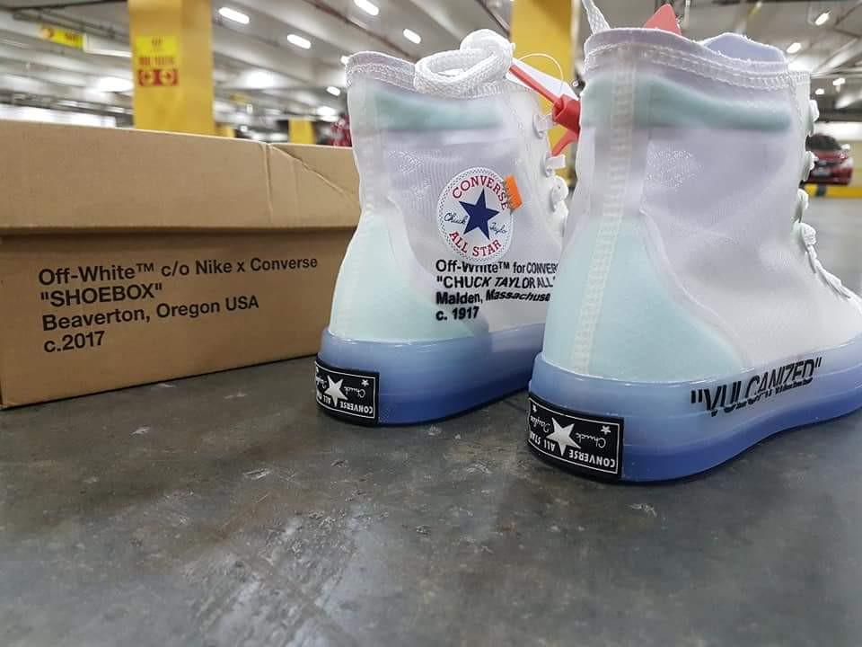 Converse per shop off white vulcanized