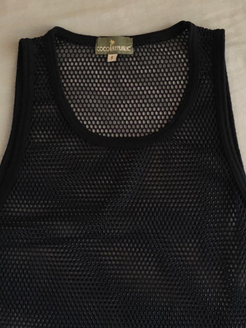 Cover Up Fish Net Sando Women S Fashion Clothes On Carousell