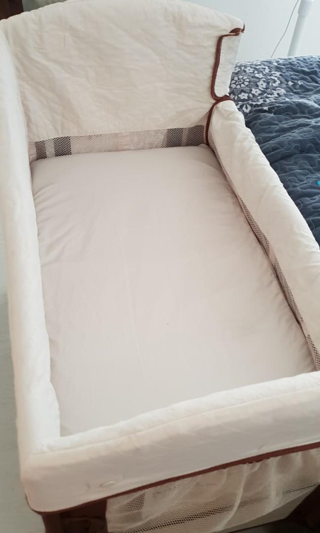 Crib 100 Authentic Arms Reach Co Sleeper Mini On Carousell