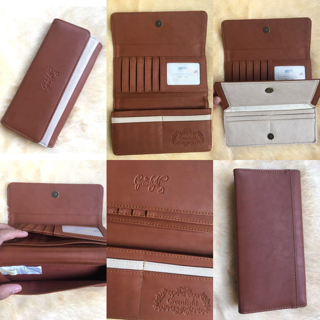 Dompet Greenlight 3Second, Fesyen Wanita, Tas & Dompet Di Carousell