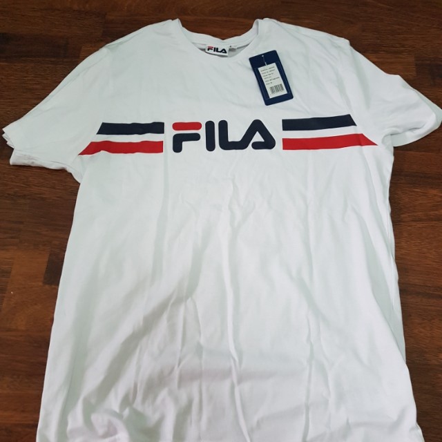 Fila shirt, Men's Fashion, Tops & Sets, Tshirts & Polo Shirts on Carousell