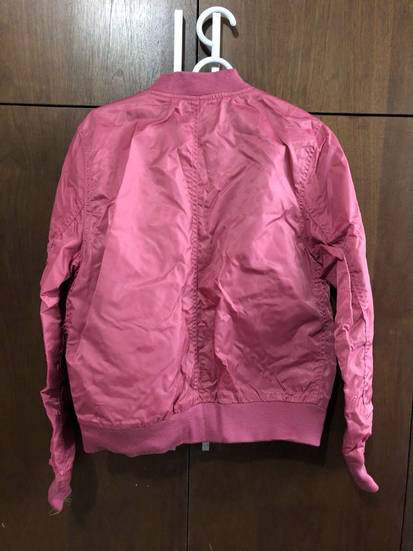 Gap pink clearance bomber jacket