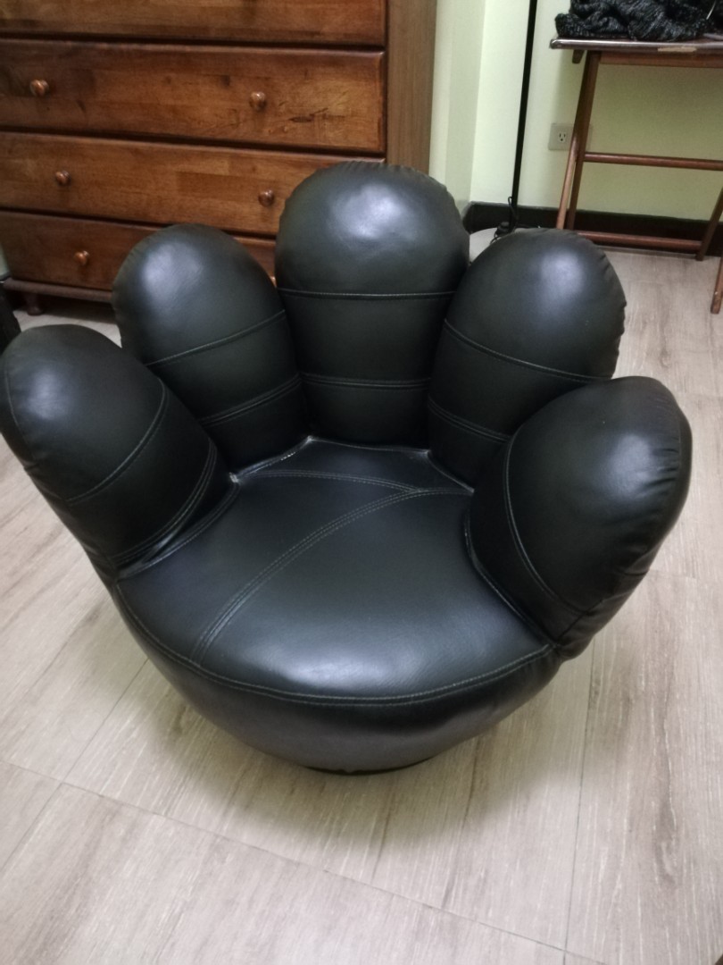 Glove Cushioned Swivel Chair On Carousell