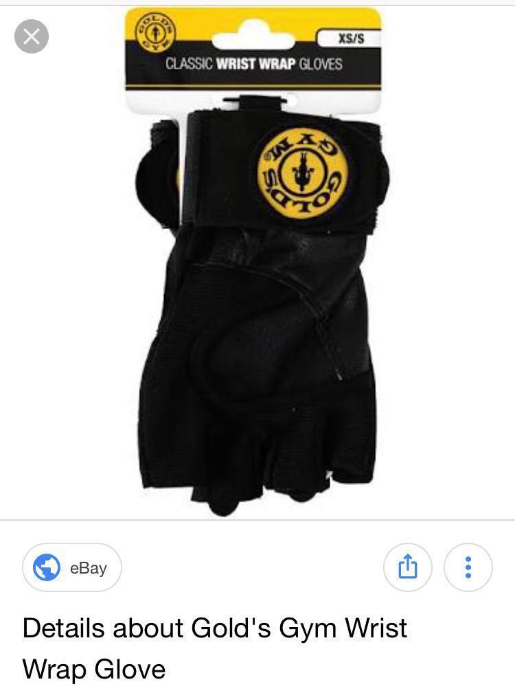 Golds gym workout on sale gloves