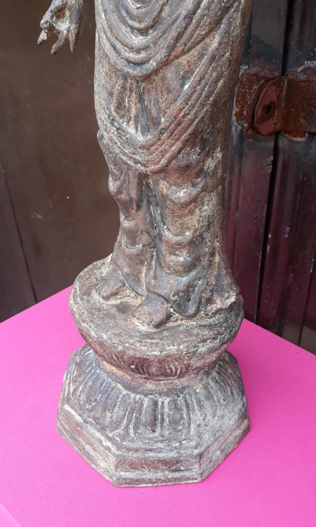 Guanyin Castiron Statue (Category: Religious Items) located in Quezon City. Submitted by lobaman (Listing ID 187928115, Image 3). Description: 28" Very good century old statue. Make me an offer.