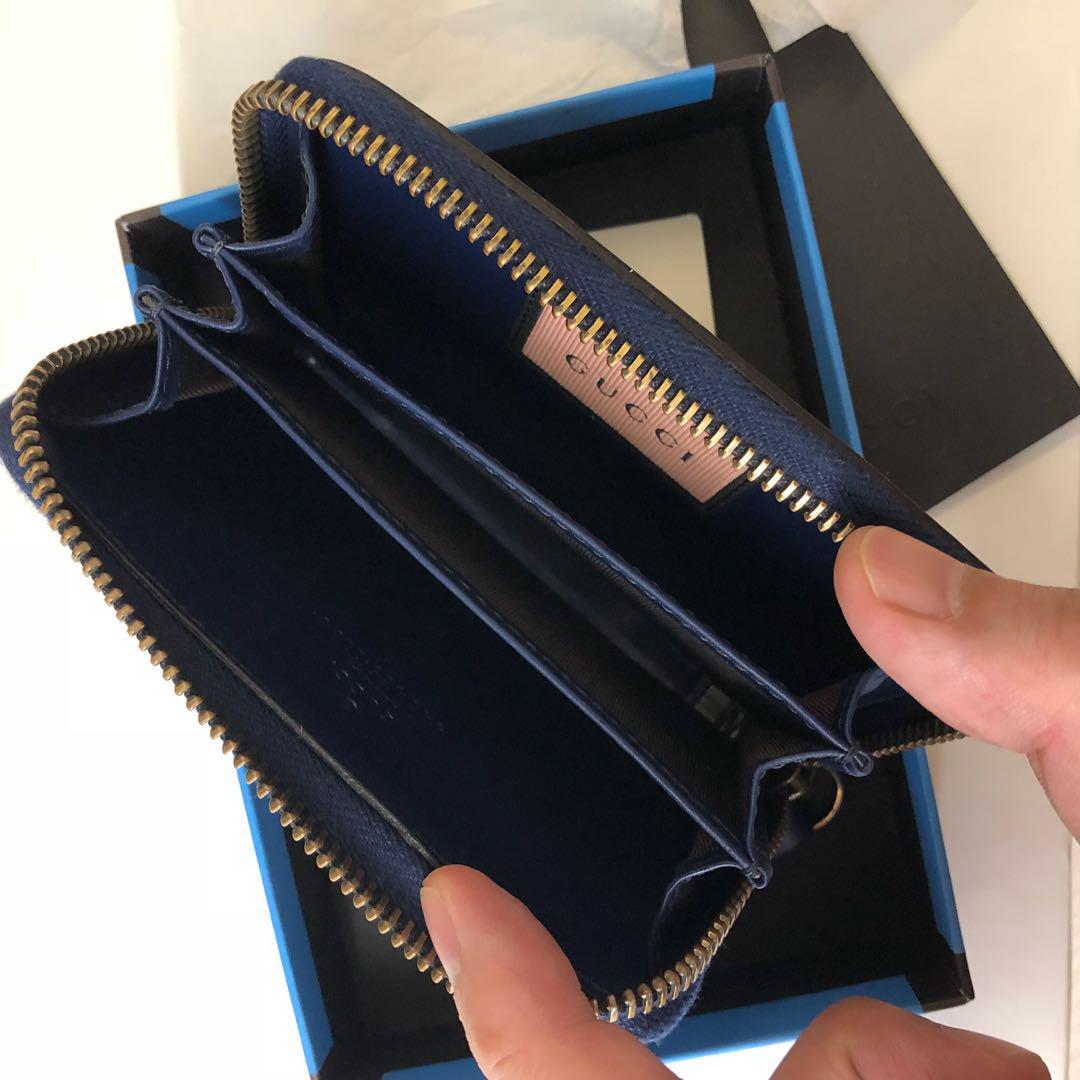 Gucci Ghost Zip Around Card Case