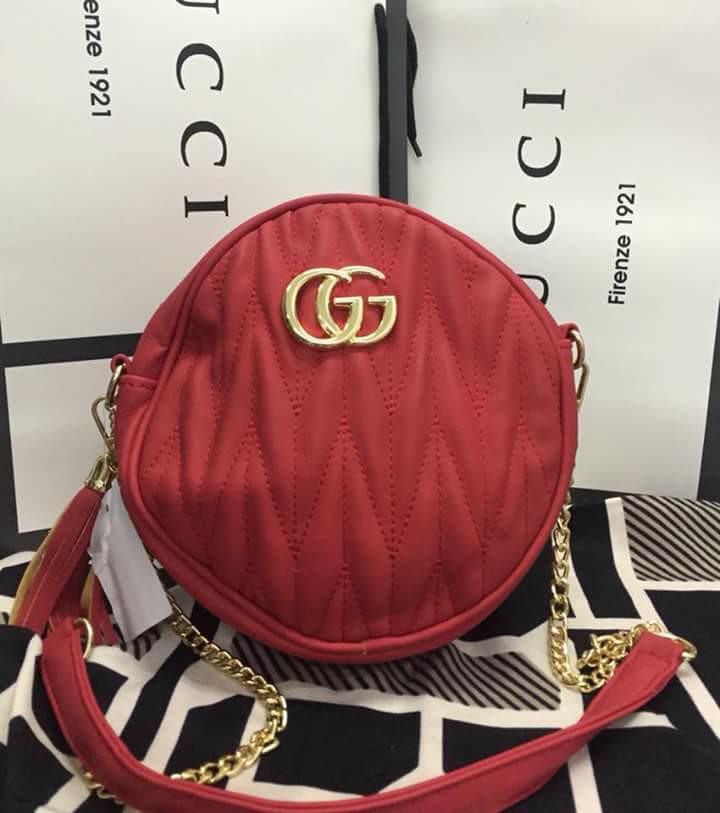 GUCCI ROUND SLING BAG, Women's Fashion, Bags & Wallets, Crossbody Bags