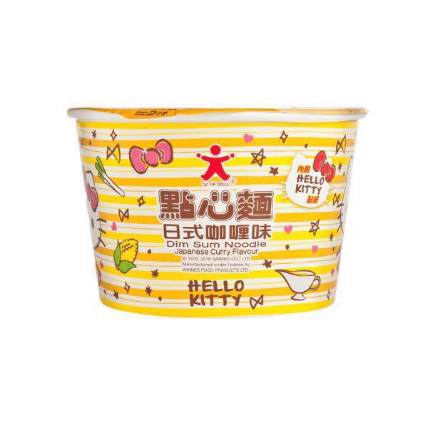 Hello kitty dim sum noodle Japanese soya sauce/curry flavour, Food & Drinks, Instant Food on
