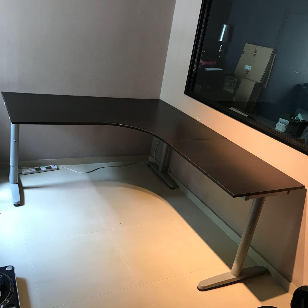 Ikea Glant Corner Desk Furniture Tables Chairs On Carousell