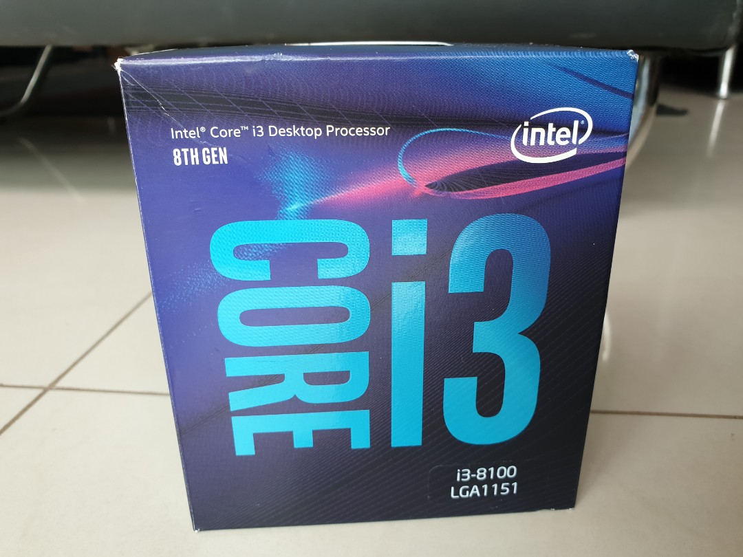 Intel Core I3 8100 Processor Electronics Computer Parts Accessories On Carousell