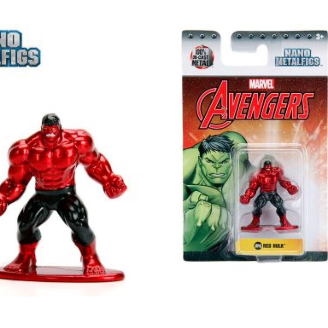 Jada Nano Metalfigs Marvel Red Hulk Mv 46 Toys Collectibles