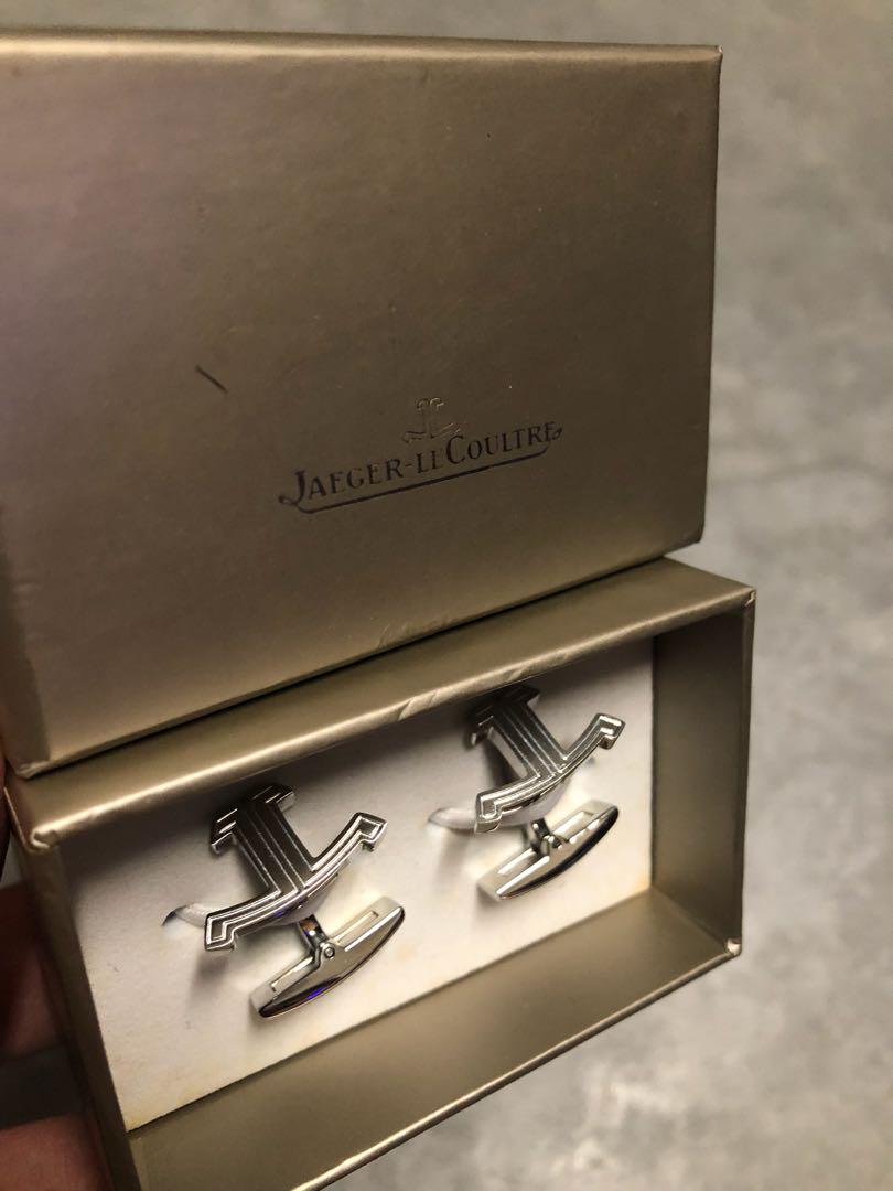 JLC cuff links collectible Jaeger Le Coultre