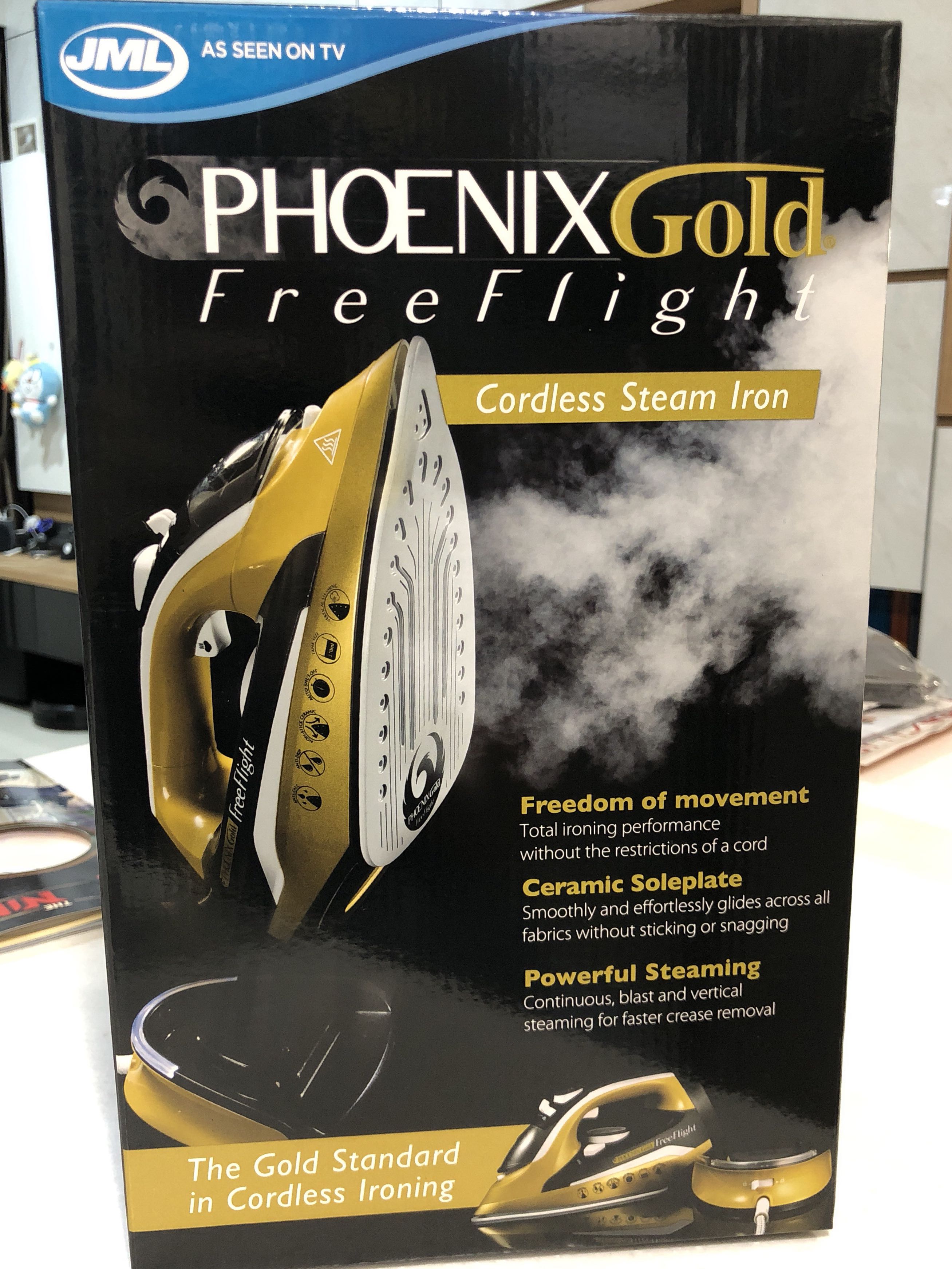 JML Phoenix Gold Iron for Sale, TV & Home Appliances, Irons & Steamers