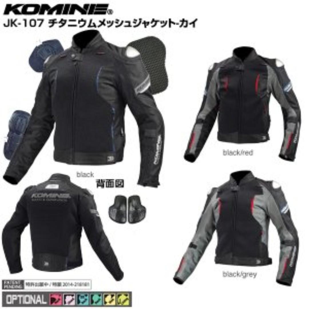 Komine JK107 JK 107 armoured jacket protection rider riding Motorcycles Motorcycle Accessories on Carousell