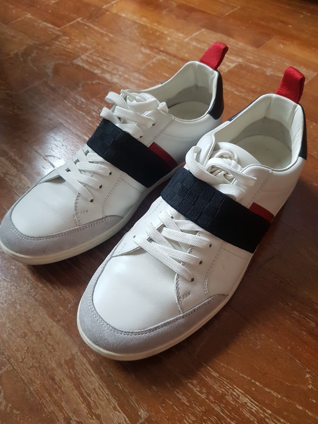Louis Vuitton Mens Damier Waterline Sneakers
