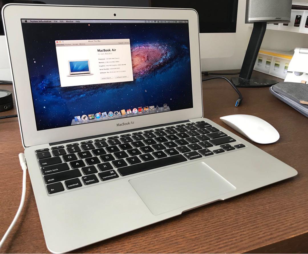 Macbook Air 11 Inch Mid 2011 Excellent Condition 9 10 Electronics Computers Laptops On Carousell