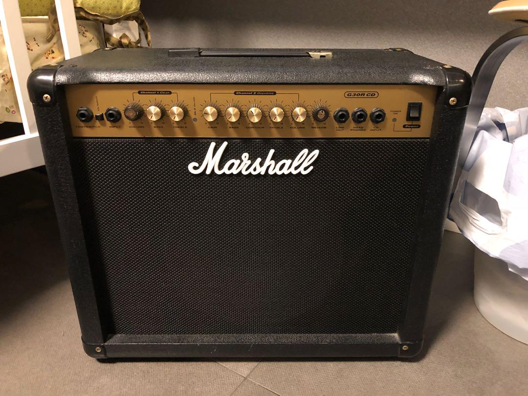 Marshall G30R CD 80w guitar amplifier, 興趣及遊戲, 音樂、樂器