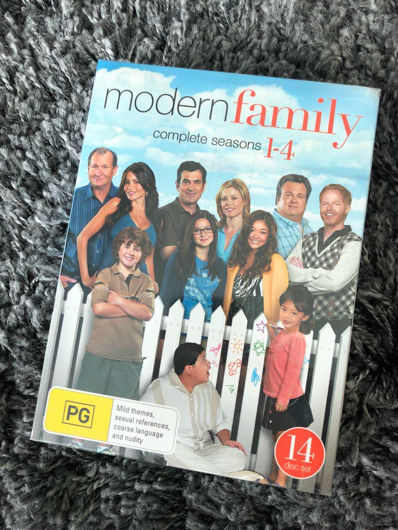 Modern Family Unopened Box Set Dvds Season 1 4 Music Media Cds Dvds Other Media On Carousell