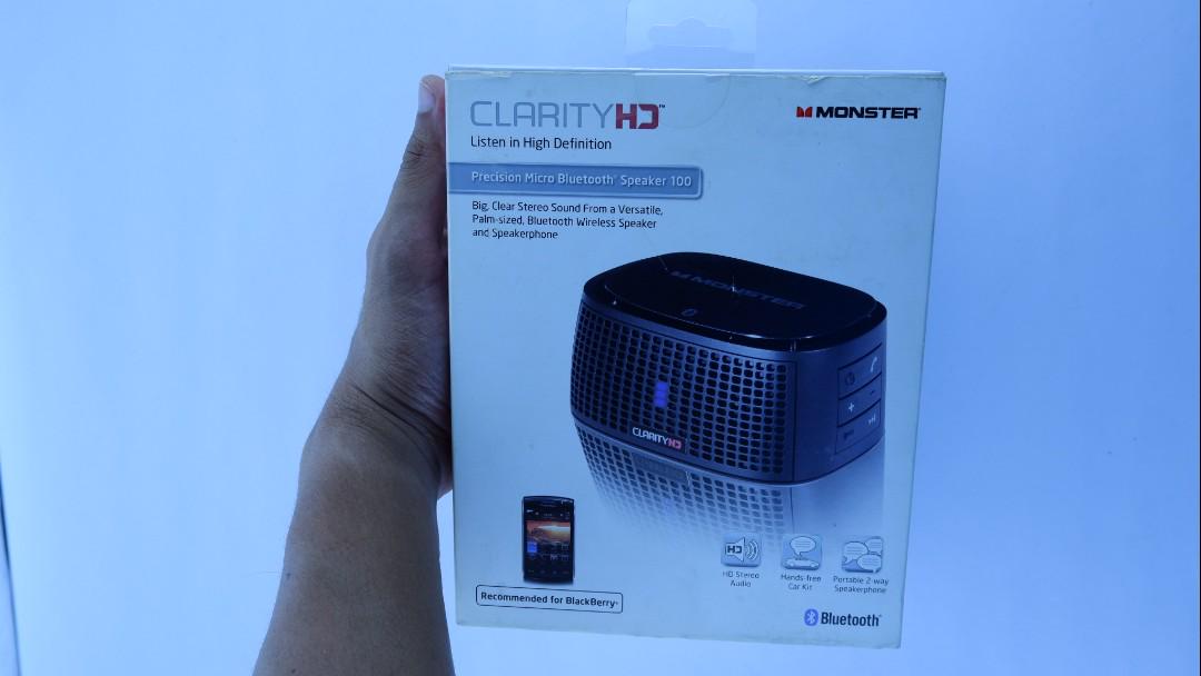 monster precision micro bluetooth speaker 100