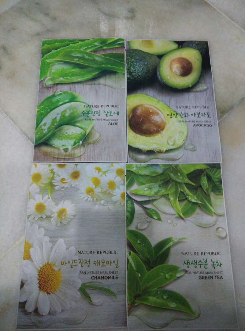 Nature Republic Face Mask ( Korea ), Beauty & Personal Care, Face, Face