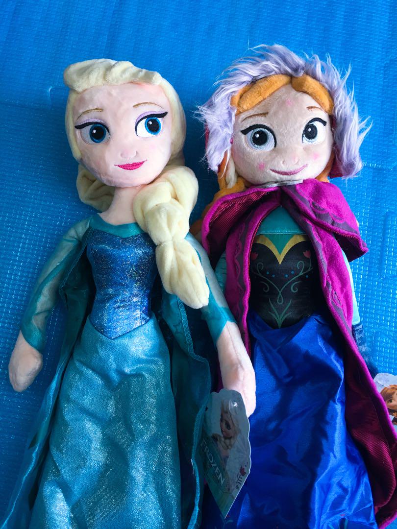 New 50cm Big Size Anna Elsa 2 Doll Set Toys Games Soft Toys