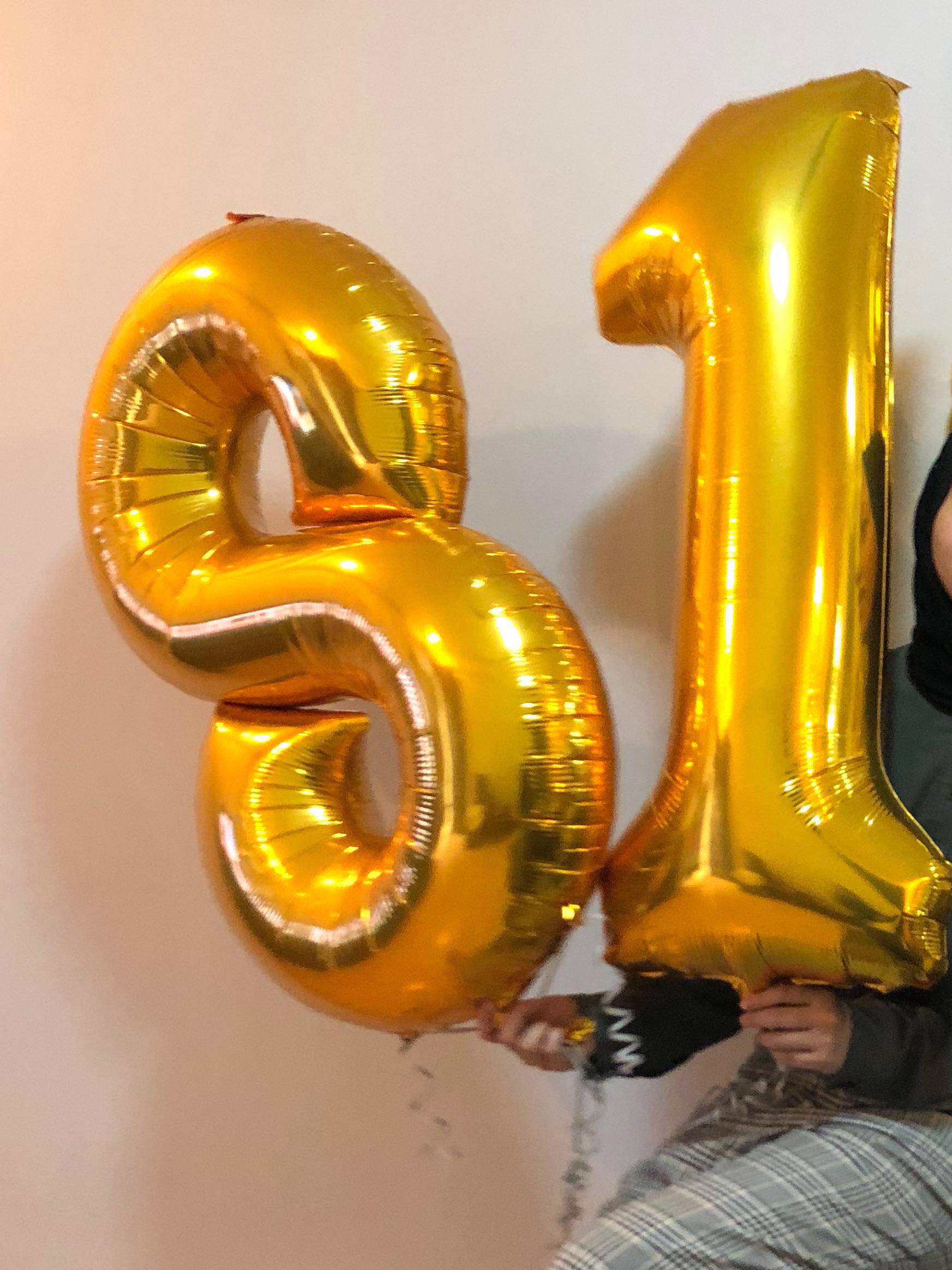 Number 18 Helium Balloon, Hobbies & Toys, Stationery & Craft, Occasions ...