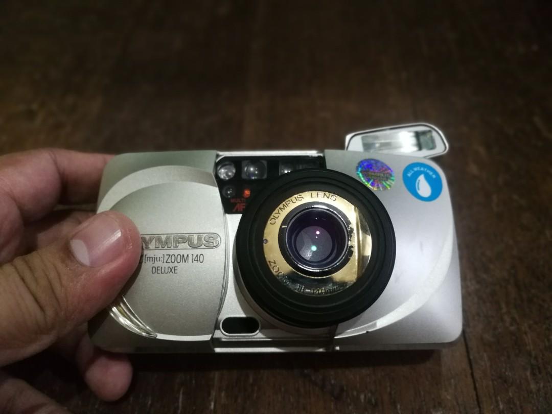 Olympus mju zoom 140 deluxe, Photography, Cameras on Carousell