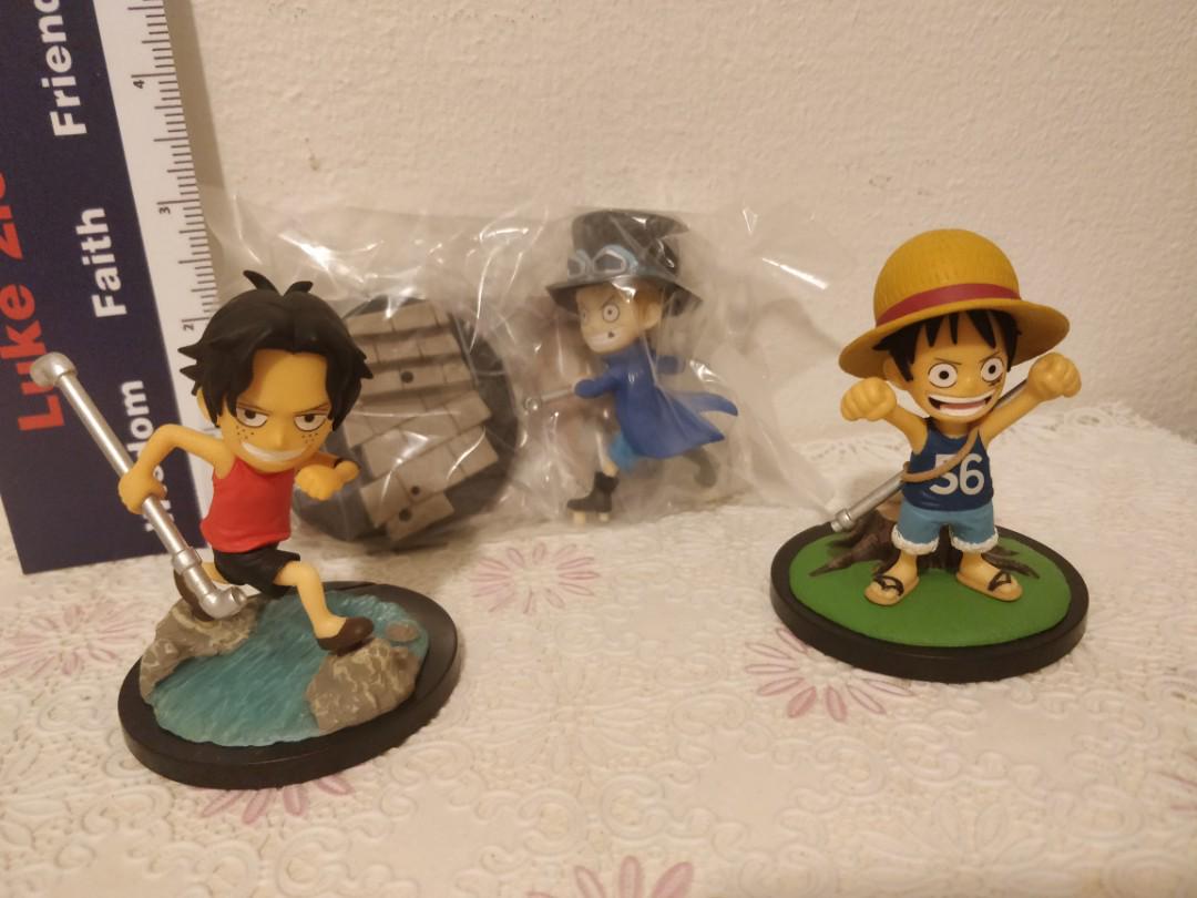 One Piece Ichiban Kuji Brotherhood Kids Figures Ace Luffy And