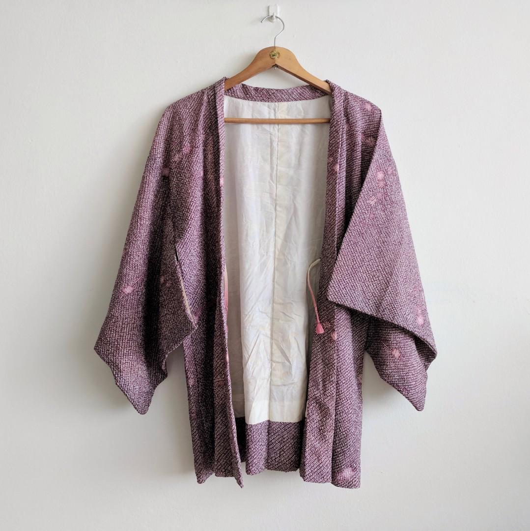 purple kimono cardigan
