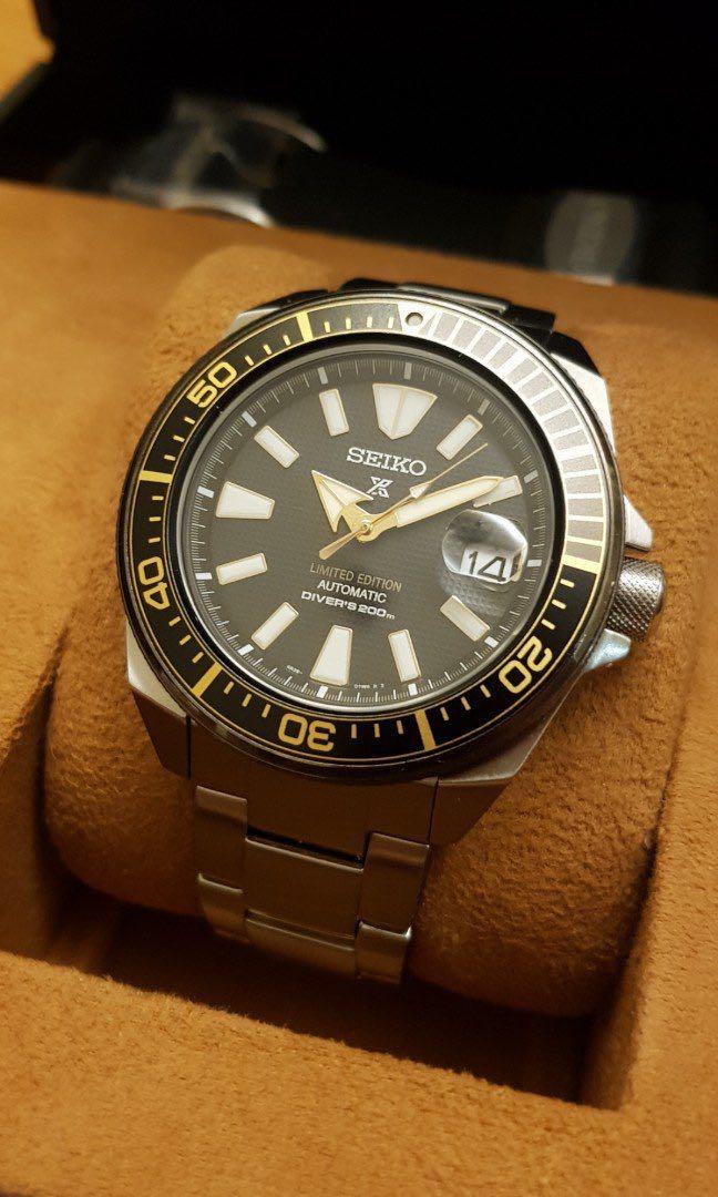 Seiko Samurai Zimbe Thailand Limited Edition SRPC43K Diver Watch Citizen  Orient Rolex Tissot Tudor Turtle, Luxury, Watches on Carousell