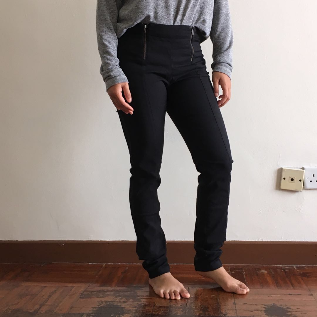 SPORTSGIRL High Waisted Pants in Black Seluar Slack Women s