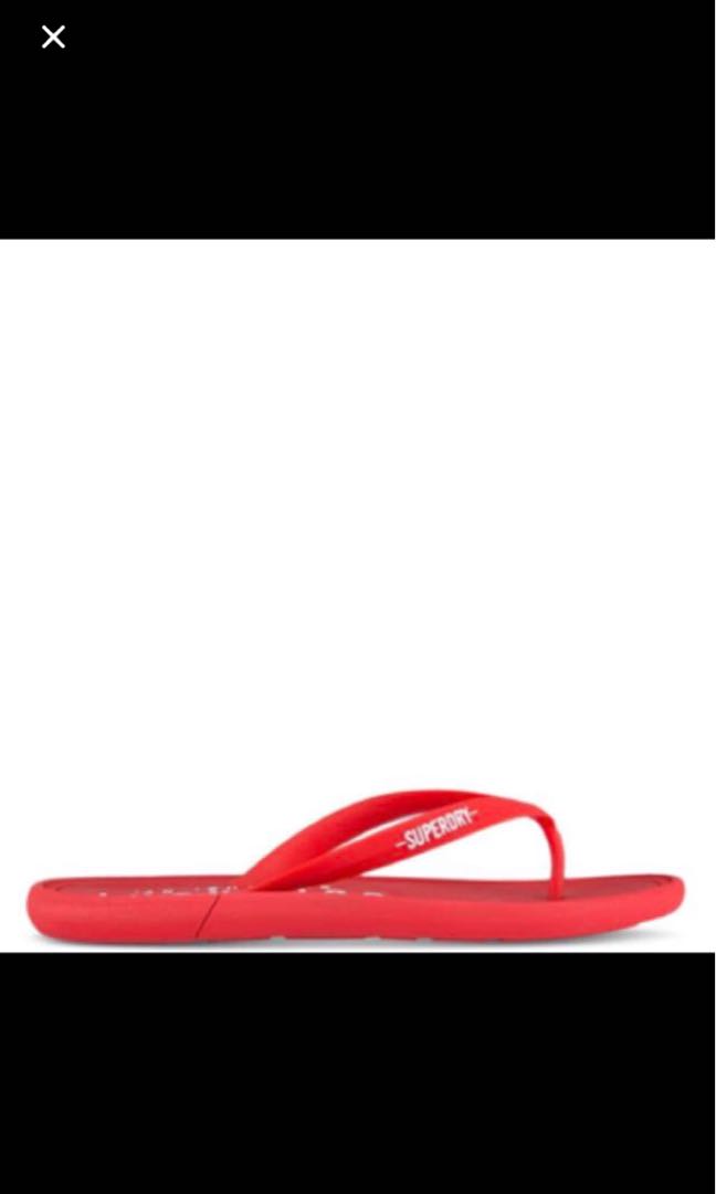 Superdry Red Flip Flops Slippers Men S Fashion Footwear Slippers Sandals On Carousell Free delivery on all online orders! superdry red flip flops slippers