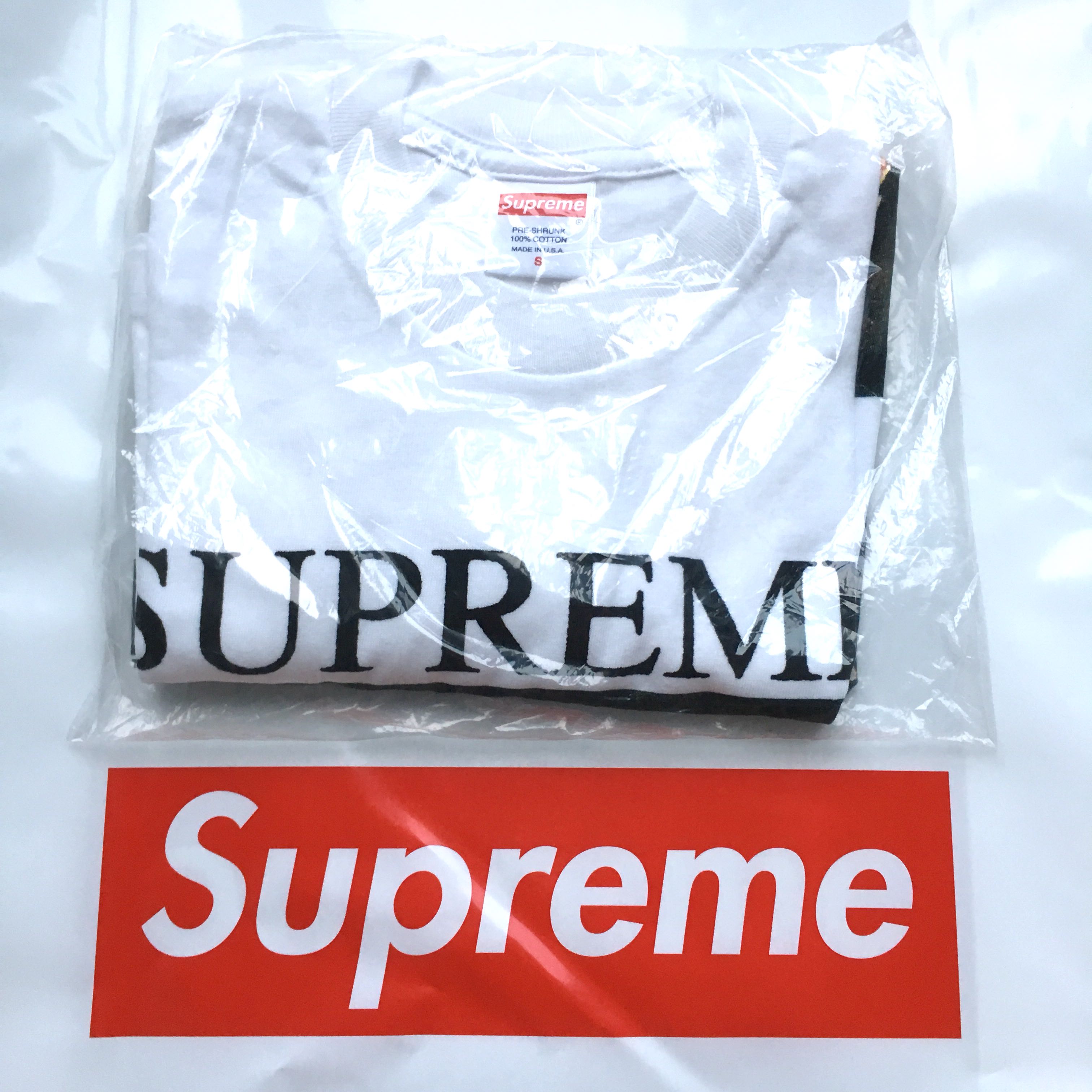 supreme still life tee white