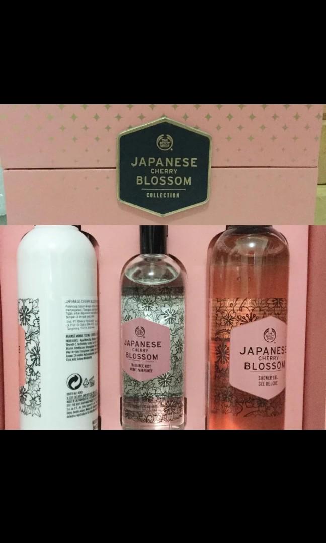 The Body Shop Japanese Cherry Blossom Gift Set, Fashion,