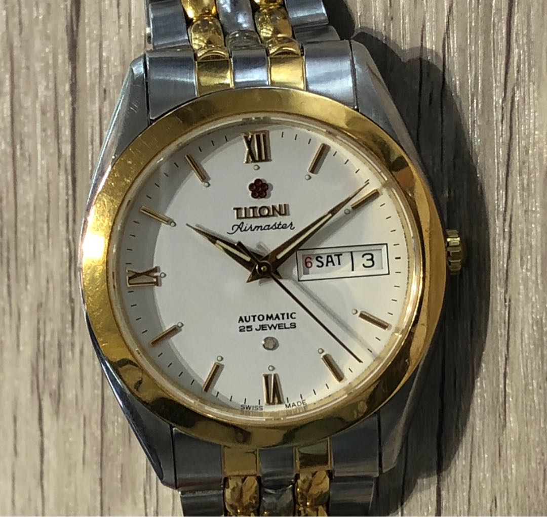 Titoni automatic sales 25 jewels