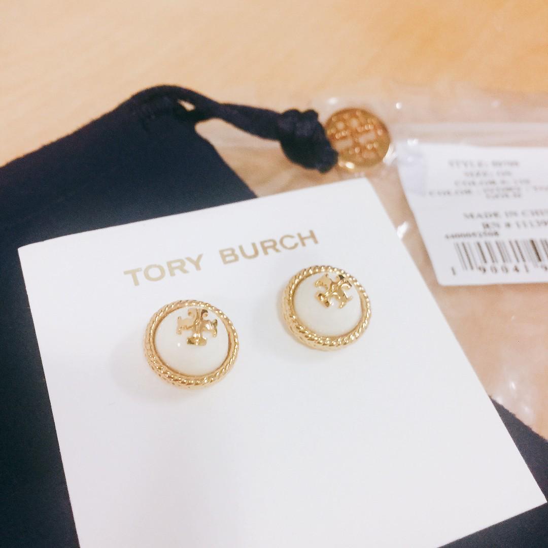Tory burch rope logo stud earrings on sale