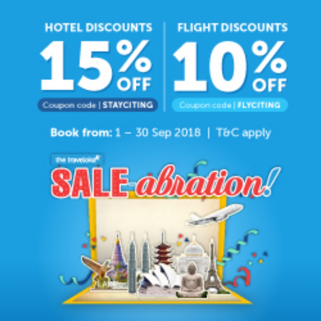 Traveloka September Cybersales Promo Code On Carousell