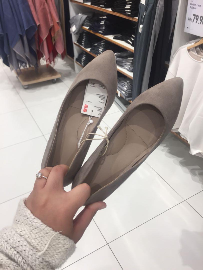 uniqlo chunky heels