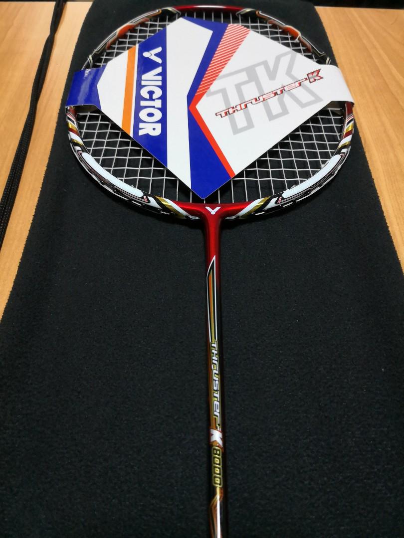 Victor TK8000 Badminton Racket, Sports Equipment, Sports & Games ...