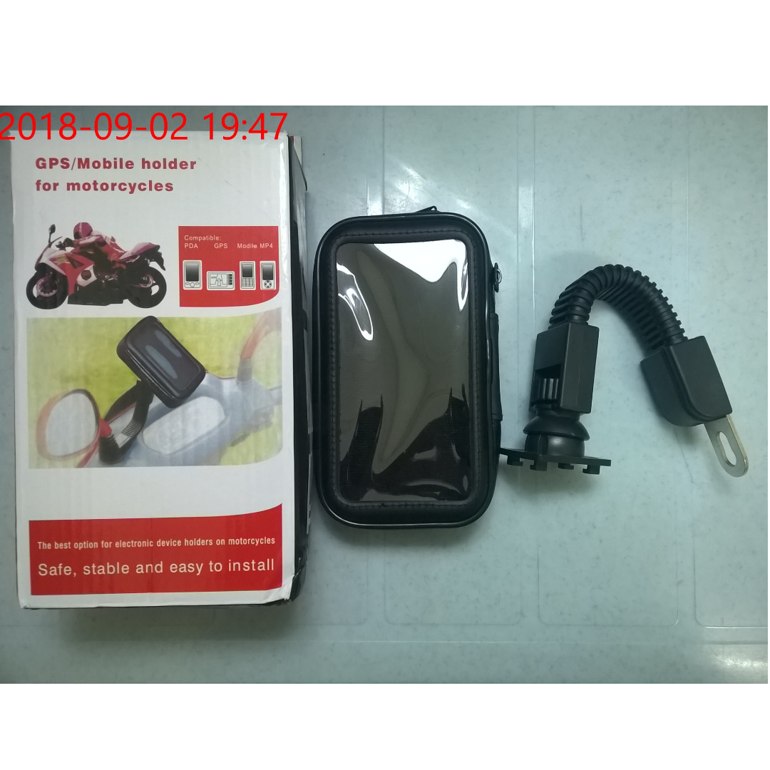 Motorbike gps holder top