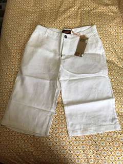 Island Shop White Bermudas (Linen )