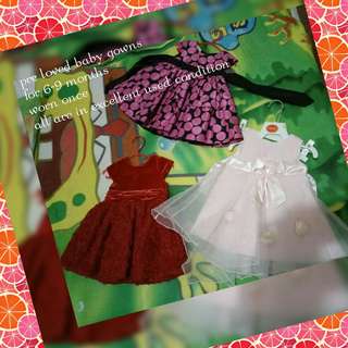 Pre love baby's gown