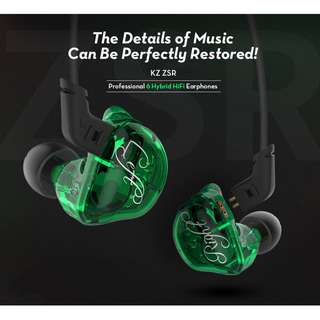 Knowledge Zenith (KZ) ZSR Chi-Fi IEM Earphone