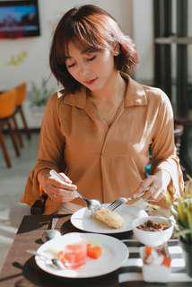 Brown Blouse Top