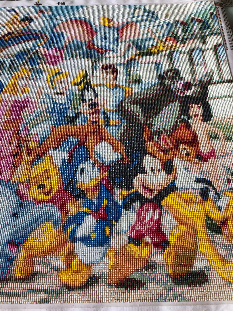 5d Diamond Painting Disney Completed W O Frame Design Craft