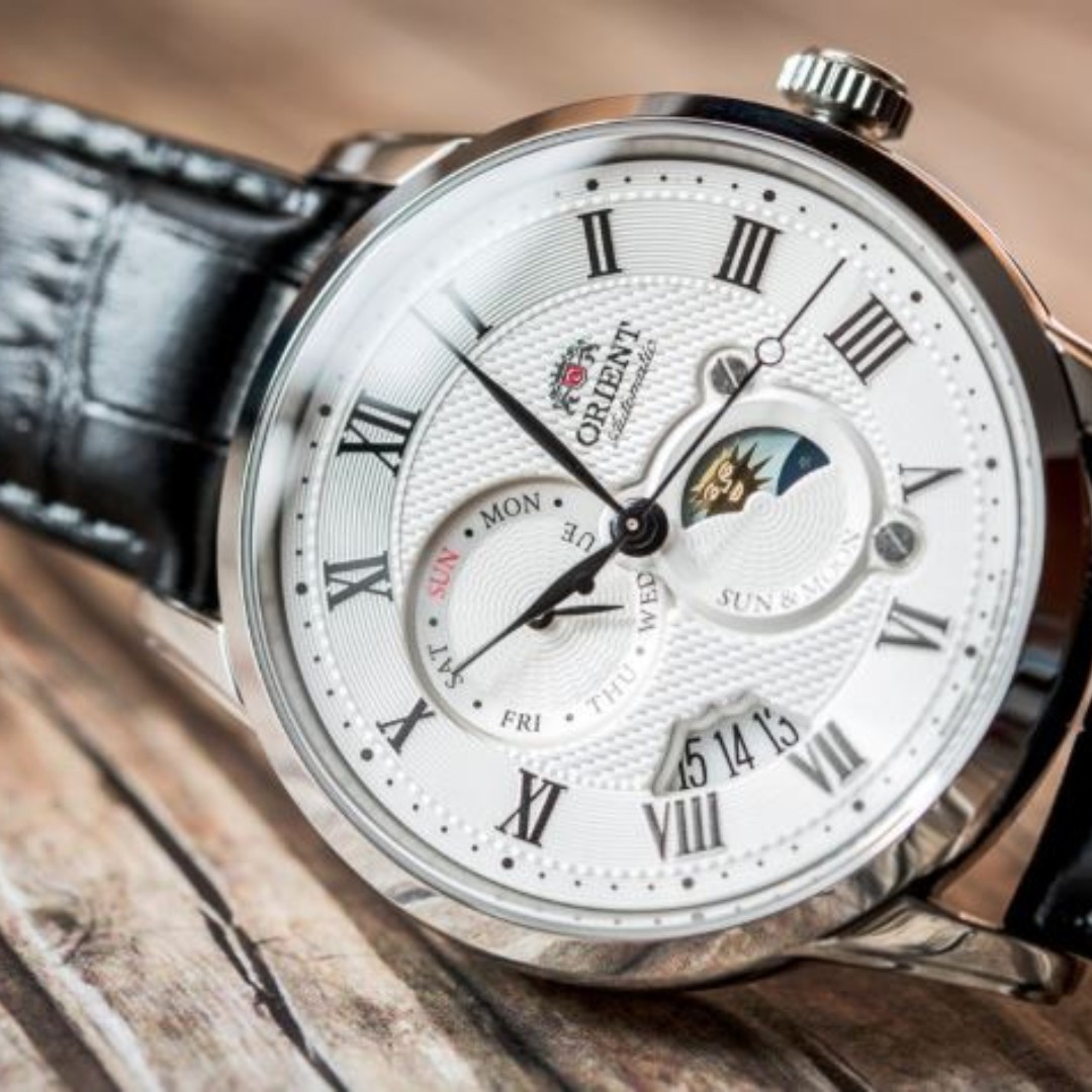 Orient sun & cheap moon automatic sak00002s