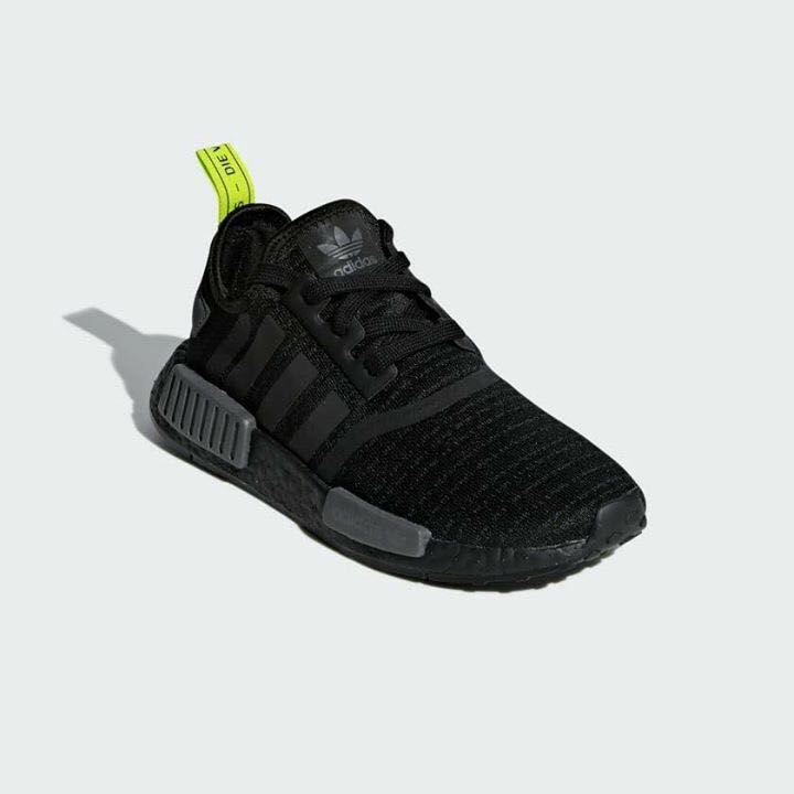 black and green nmds