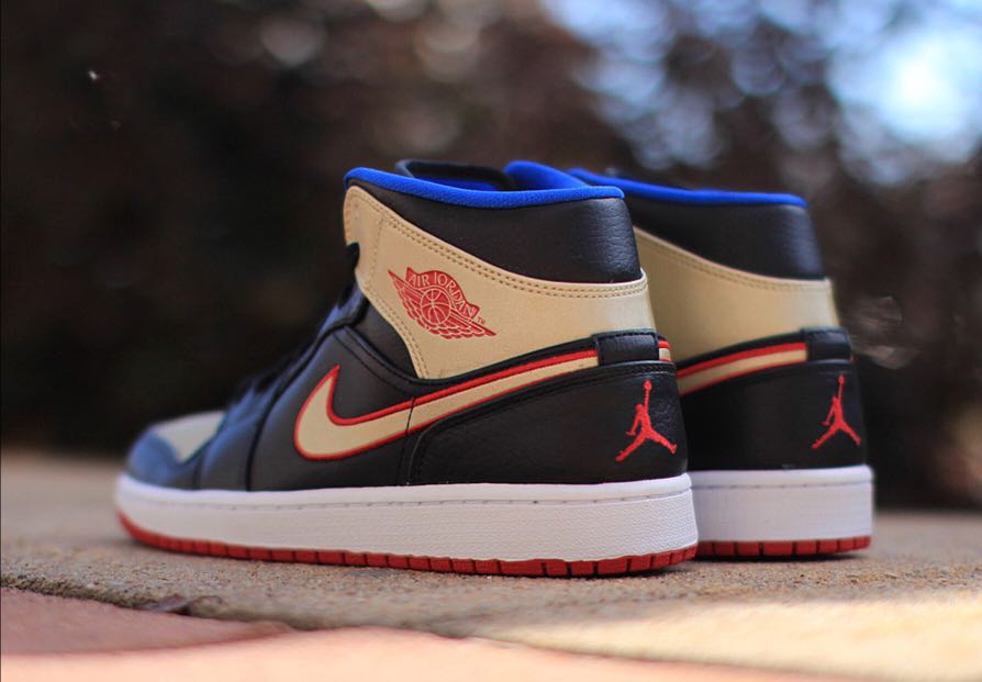 red and gold jordan 1