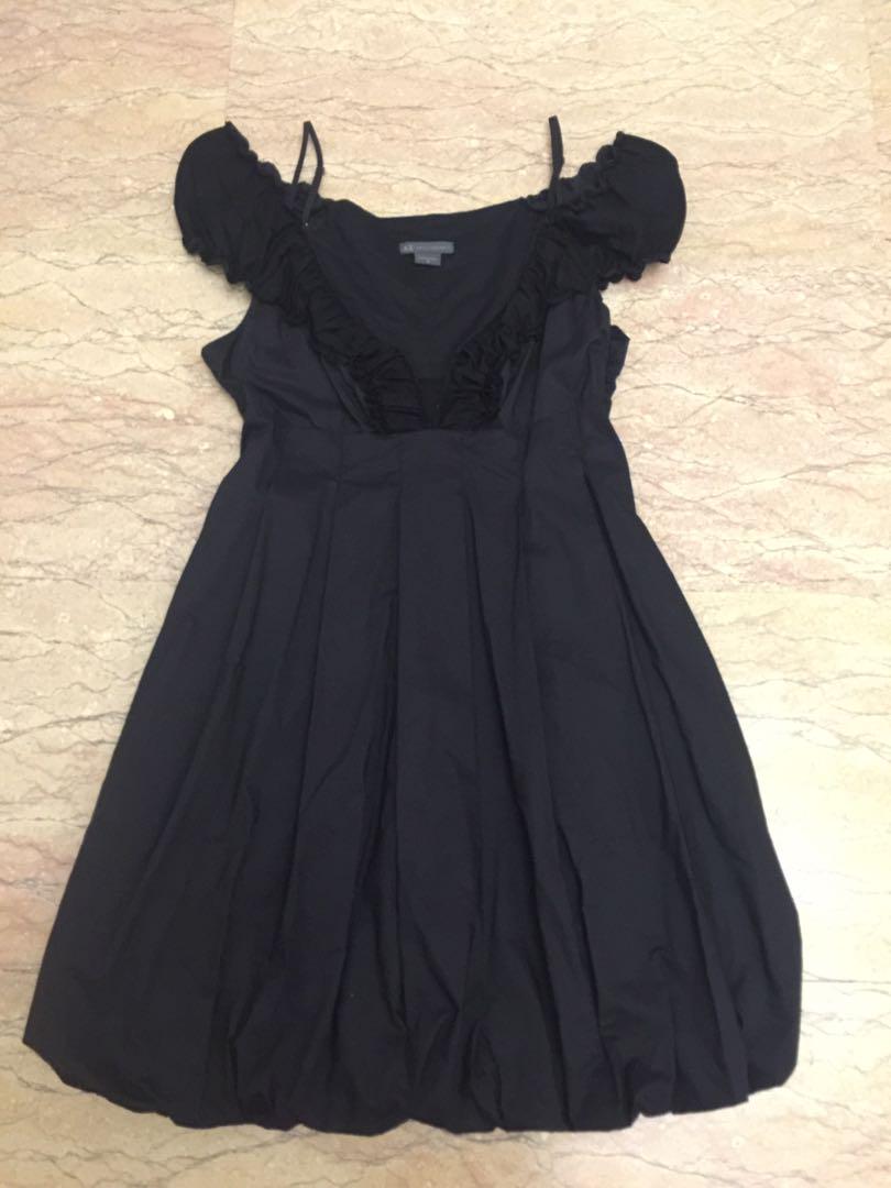 armani little black dress